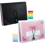 Moiuy - 2 pices trieur document a4, 13 compartiments extensible pochettes pour documents, rangement ...