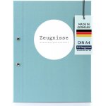 Moiuy - 36113 chemise de certificat turquoise pastel, chemise de certificat din a4, chemise de documents ...