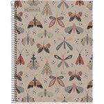 Moiuy - - carnet de notes 100 pour cent recycl, 1 bande de couleur, a4, 80 feuilles a rayures horizontales, ...