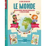 Le monde - atlas du monde, drapeaux autocollants et puzzle du monde