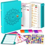Money binder italien, cash stuffing, budget planner italien, livre d'pargne, agenda cahiers a anneaux, ...