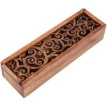 Monst - 4 types bote a crayons en bois bureau papeterie de stockage organisateur usager ecole bureau ...