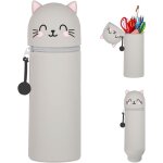 Monst - kawaii - trousse a crayons 2 en 1 - en silicone souple - pour fille et garon - porte - stylo ...