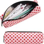 Monst - trousse a crayons fraise pour filles femmes jolie trousse a crayons portable avec compartiment ...