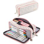 Monst - trousse scolaire grande capacit trousse crayon enfant trousse ecole trousse 3 compartiments ...