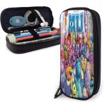 Monster university porte - monnaie en toile avec fermeture eclair pour cl�s, maquillage, petite trousse ...