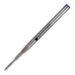 Monteverde recharge gel sans capuchon pointe fine compatible stylo a bille montblanc - bleu (lot de 2) ...