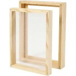 Moule cadre double pour fabrication de papier a5