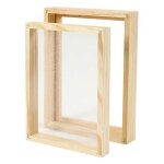 Moule cadre pour fabrication de papier a5 - 23 x 17 x 2 cm