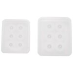 Moules a perles rondes en silicone, boule sphrique avec trous ronds en epoxy pour bijoux, fabrication ...