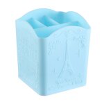 Multifonctionnel tour eiffel 4 compartiments porte - stylo pp nail art outil bureau bo�te de rangement ...