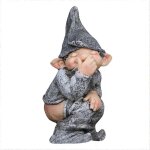 Nains de jardin miniatures en rsine, une touche humoristique pour votre jardin ou votre bureau