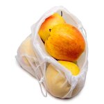 Nerthus fih 673 set de calandre en plastique recycl�, sacs alimentaires r�utilisables pour produits frais, ...