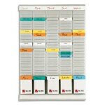 Nobo kit planning hebdommadaire 5 colonne, 24 fentes, 5 etuis 100 fiches t2 Nobo kit planning hebdommadaire 5 colonne, 24 fentes, 5 etuis 100 fiches t2