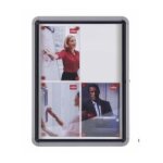 Nobo vitrine d'ext�rieur fond magn�tique 6xa4