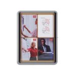 Nobo vitrine d'intérieur fond liège 6xa4 Nobo vitrine d'intérieur fond liège 6xa4