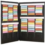 Nobo volet intrieur mini planning 4 colonnes de 17 fiches indice 1, 5, 5 ou 3 colonnes de 16 fiches ...