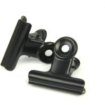 (noir)30 pi�ces 22mm pince a dessin pince m�tallique a reliure livre dor� pour papier scrapbooking, magasins, ...