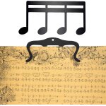 (noir)lot de 2 clips de partition de musique en métal, clip pour pupitre pince a partitions note de musique ... (noir)lot de 2 clips de partition de musique en métal, clip pour pupitre pince a partitions note de musique ...