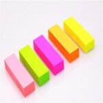 Notes super adh�sives - 30 blocs, 5 couleurs, 1, 5 x 5 cm, adh�sif de haute qualit�, recyclables, retrait ...