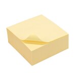 Notes autocollantes bloc 320 feuillets carr�s de 75 x 75 mm jaune adh�sif repositionnable