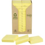 Notes autocollantes, recycls - 24 blocs, 100 feuilles par bloc, 38 mmx51 mm - feuillets adhsifs pour ...