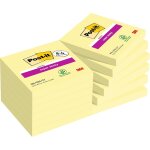 Notes autocollantes super sticky, pack promo, 8 blocs + 4 gratuits, 90 feuilles par bloc 76 mmx76 mm, ...