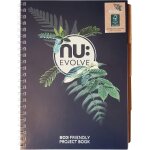 Notebooks - gamme evolve - cahier recycl� - carnet de projet a4 - carnet a spirales - cahiers de papeterie ...