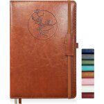 Notebook journal pour femmes hommes, 256 pages a5 hardcover leder journaling carnets de notes pour le ...