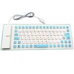 Nouveau clavier de gamer en gel de silice pliable en silicone, souple et etanche, avec cble usb, pour ...