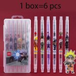 Nouveau surligneur ninja 6 couleurs, stylos de dessin a double t�te, marqueurs fins fluorescents, fournitures ...