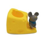 Nouveaut� porte - crayon en forme de fromage, organiseur de bureau, dessin anim�, etanche