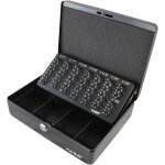 Nouvelhorizonstore - 10015 - 02 caisse �� monnaie 30 x 24 x 9 cm, monnayeur, noir