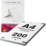Nouvelhorizonstore - 200 feuilles papier thermique a4, 210 x 297 mmpapier imprimante thermique, papier ...