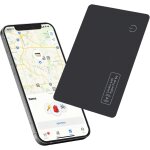 Nouvelhorizonstore - carte de suivi de portefeuille fine, rechargeable, compatible avec apple find my ...