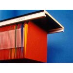 Nouvelhorizonstore - jeu de 2 rails 120cm support dossiers suspendus (dossiers non fournis) en aluminium ...