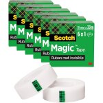 Nouvelhorizonstore - ruban magic - 6 rouleaux, 19 mm x 33 m - id��al pour le bureau et l'��cole