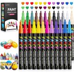 Nouvelhorizonstore - stylos de peinture acrylique, marqueur de feutre peinture imperm��able permanent ...