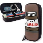 Nutella ? trousse a crayons en cuir, trousse a crayons, sac de papeterie, bo�te de rangement portable ...