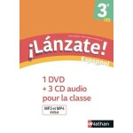 Lánzate! 3e - coffret 1 dvd + 3 cd audio pour la classe Lánzate! 3e - coffret 1 dvd + 3 cd audio pour la classe