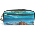 Oc�an animal tortue palmier fermeture eclair cosm�tique maquillage sac fleur pochette sac a main pour ...