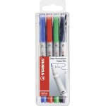 Ohpen - marqueur - pochette x 4 stylos marqueurs (encre non - permanente / pointe superfine 0, 4mm)[z384] ...