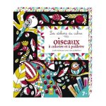 Oiseaux a colorier et a pailleter - 6 jolis tableaux avec des paillettes ! Oiseaux a colorier et a pailleter - 6 jolis tableaux avec des paillettes !