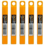 Olfa lot de 5 etuis de 10 lames asb - 10 9 mm pour cutter lames secables