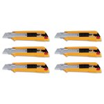 Olfa lot de 6 cutters pl - 1 lames 18 mm - chargement automatique