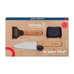 Opinel - coffret de cuisine pour enfant le petit chef - couteau, eplucheur & prot�ge - doigts - a partir ...