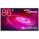 Optoma 1861rk tableau blanc interactif 86  3840 x 2160 ecran tactile noir hdmi
