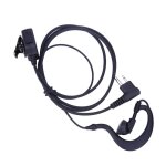 Oreillettes noires pour motorola cb radio cp88 cp040 cp100 cp110, casque a 2 broches, 1m, pour station ... Oreillettes noires pour motorola cb radio cp88 cp040 cp100 cp110, casque a 2 broches, 1m, pour station ...