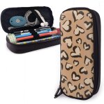 Organisateur papeterie sac boxer chiens et fleur trousse �� crayons trousse en cuir imperm��able grande ...