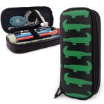 Organisateur papeterie sac dessin anim�� vert alligator crayon sac ��tanche en cuir crayon trousse �� ...